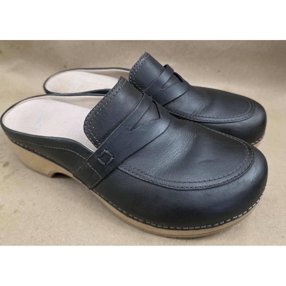 Dansko (Sz 41) Bel Loafer Mule Penny Loafer Clog Charcoal Gray